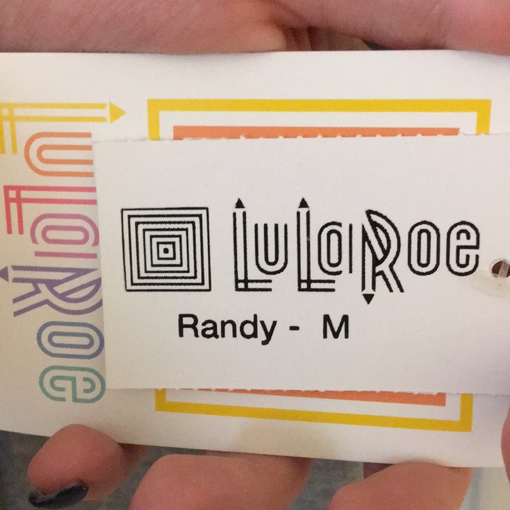 LuLaRoe Medium Randy - Picture 3 of 4